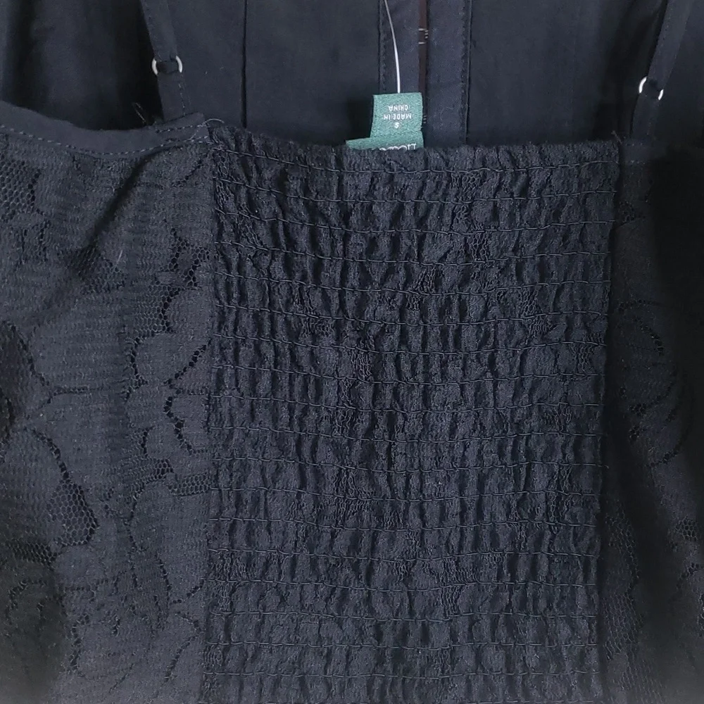 Women's Lace Black Corset Top Wild Fable Small - Picture 6 of 6